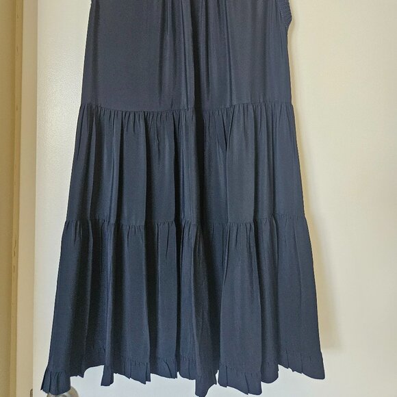 No. 21 Navy Blue Knit Sweater Dress with Back Ruffle Size 45 (8 US) - Picture 2 of 5
